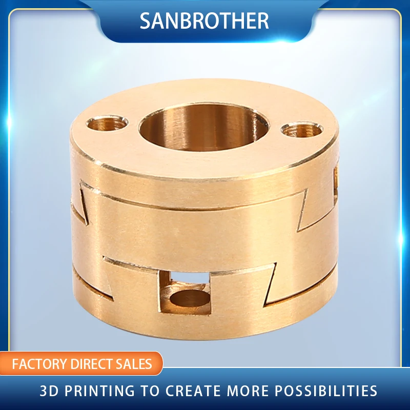 NF 16mm Oldham Coupling T8 Z-axis Screw Hot Bed Reduce Printing Swing For 3D Printer Z-axis Screw Hot Bed