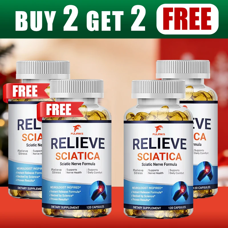 

Купи 2, получи 2 бесплатно! Капсулы для облегчения боли при ишиасе, с разнообразным витаминным комплексом, для поясницы, тазобедренного сустава, бедра, ноги, стопы, без ГМО.