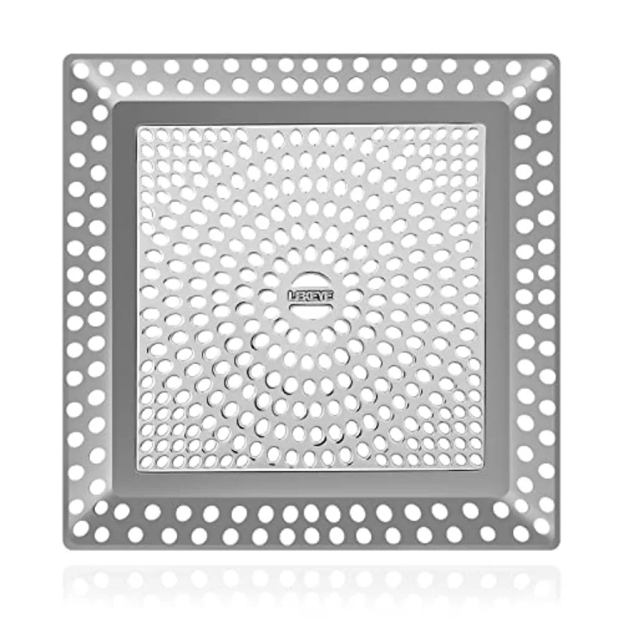 

Shower Drain Hair Catcher Drain Strainer Shower Drain Cover Stainless Steel and Silicone