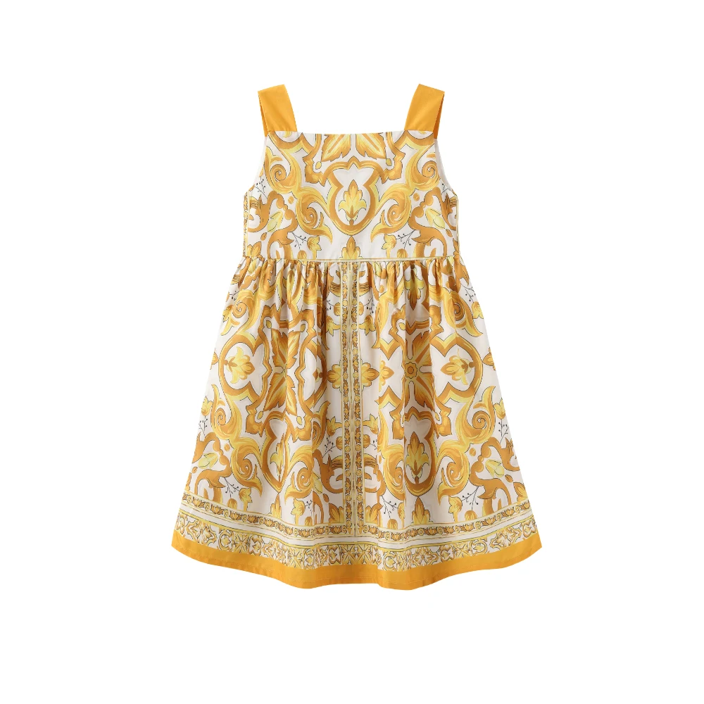 Vestido para Niñas, Vestido de Niñas, Nuevo Diseño, Ropa, Disfraces, Estampado Floral de Verano, Nuevo Diseño, Vestido de Princesa para Niñas