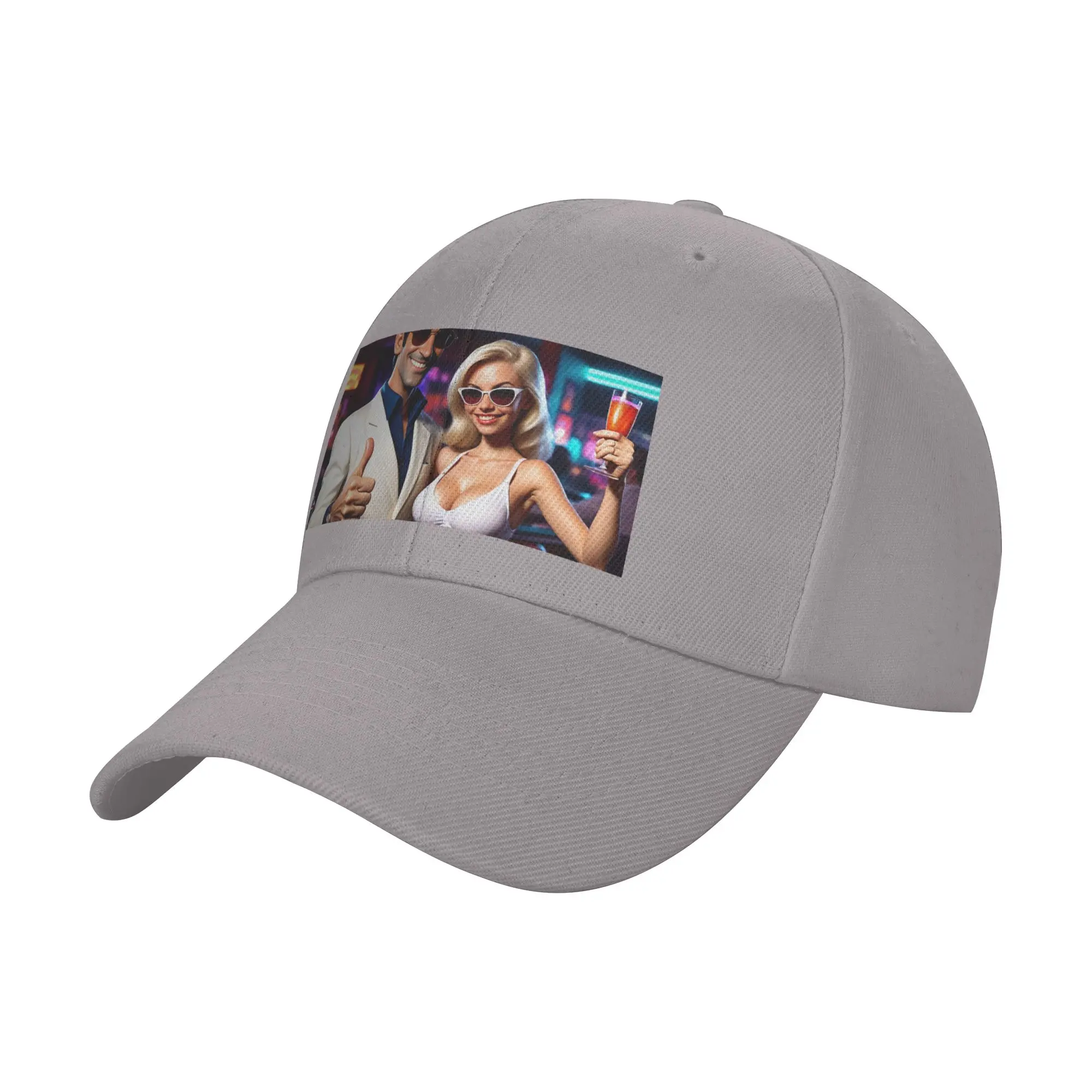 Hot Sale Leisure Suit Larry and Lady Baseball Cap  Cool Women's Sun Hat  Gym Workout Women's Sun Hat