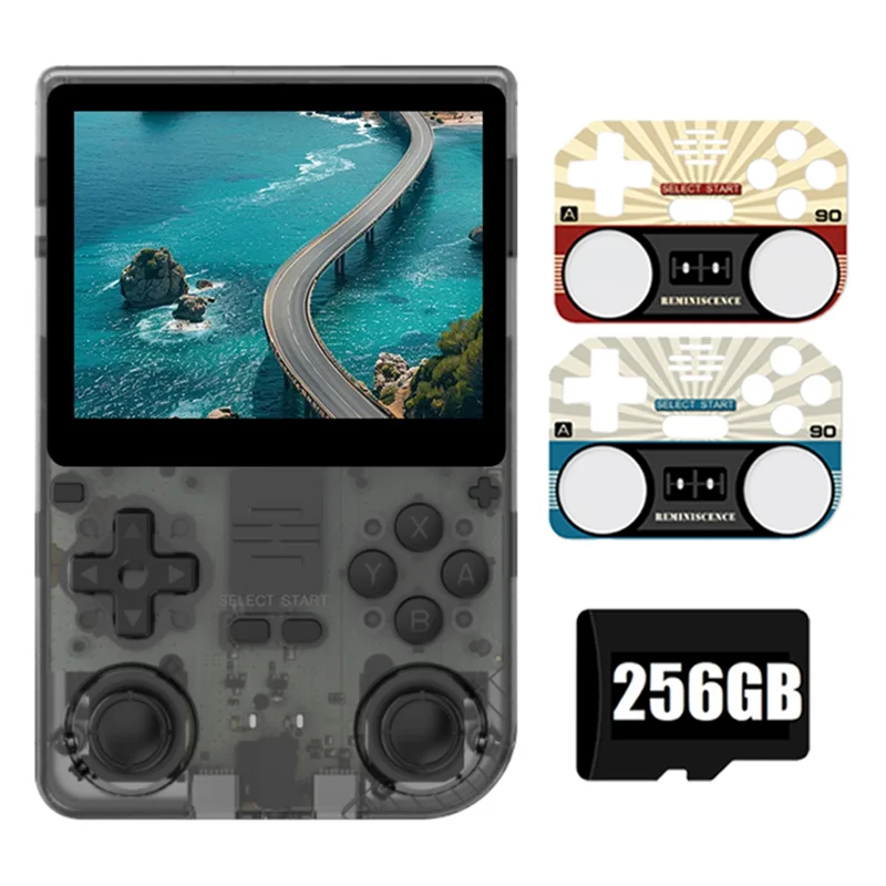 

PHILE-V20 Handheld Retro Video Game Console 256GB 3.5Inch IPS HD Screen A133P Open Source Linux For GBA SFC NDS Simulators