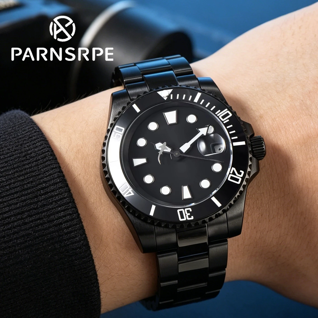 waterproof and scratch resistant calendar CHINA NH35 fashionable sports watch, high hardness sapphire mirror automatic watch