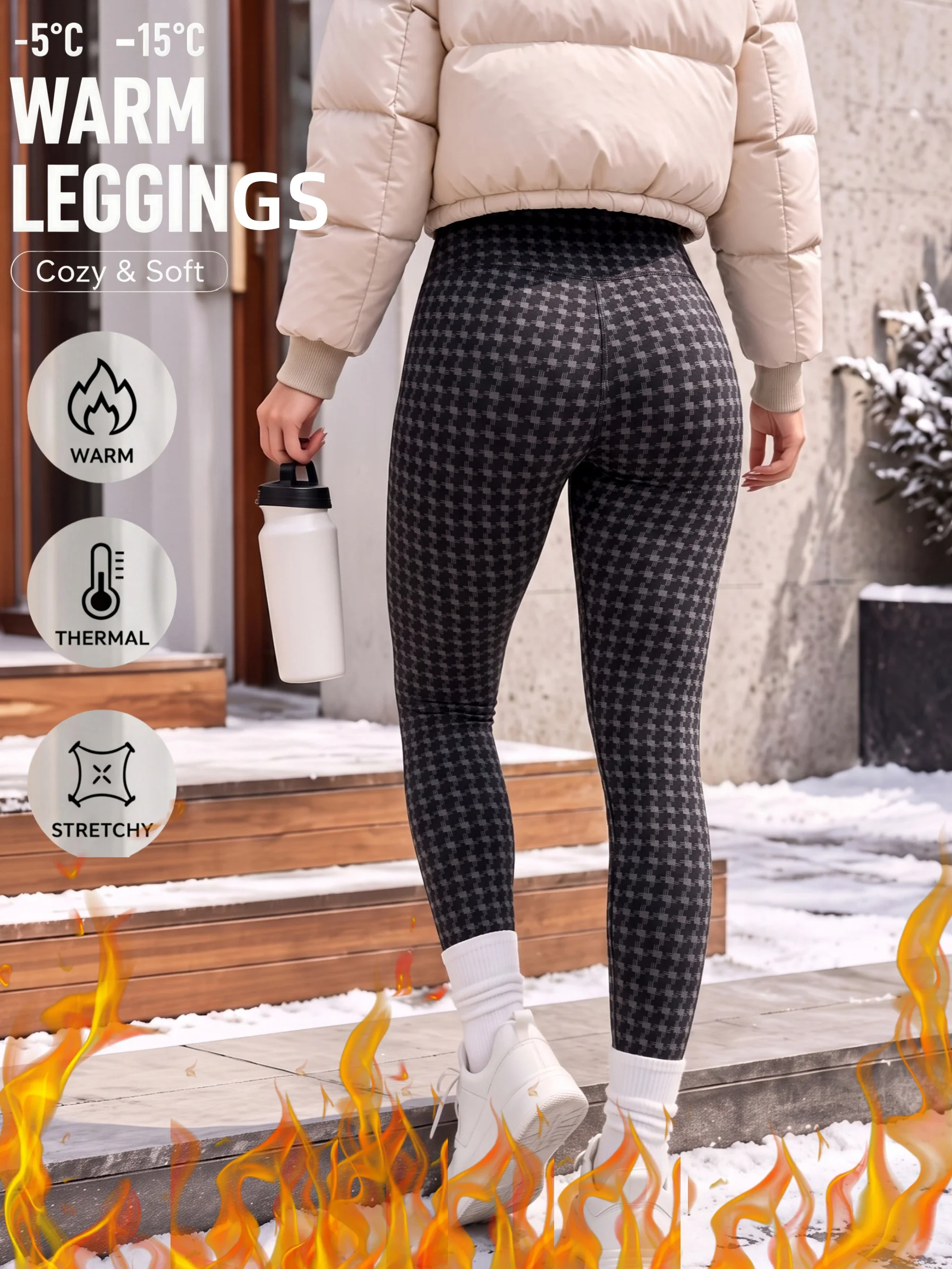Leggings de Mujer con Estampad - Winter Clothing On Sale reseña y precio