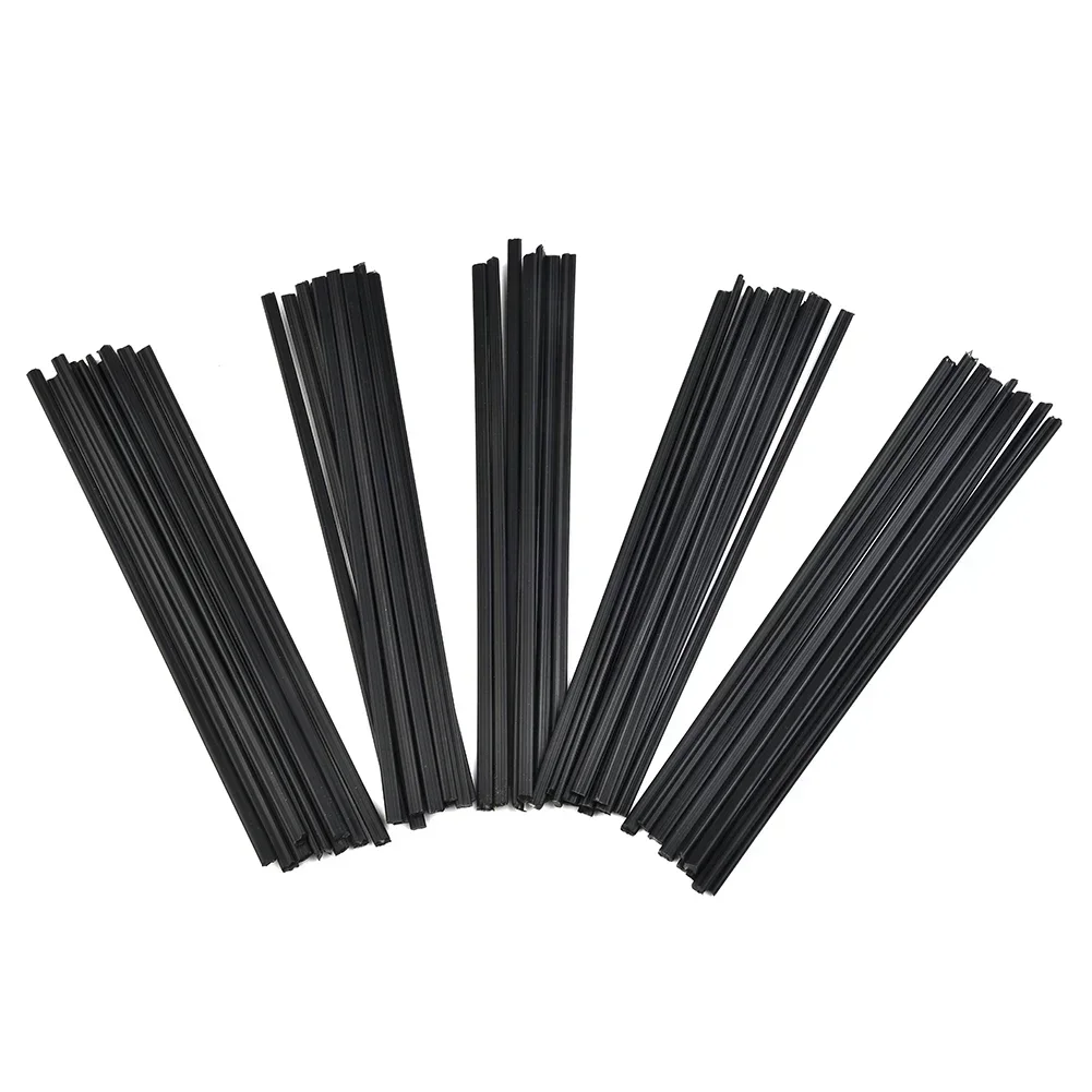 

50Pcs 200mm PP Black Plastic Welding Rods Car Bumper Repair Sticks Welder Soldering Tools Low Temperature Brittle Welding Rods