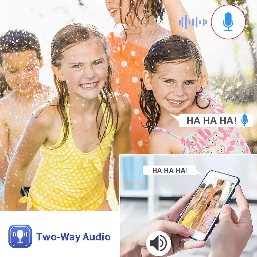 5MP HD Wifi IP Camera Tuya Auto Tracking TUYA Smart Home Monitor Wireless Security Camera Street PTZ Day and Night Full Colorful