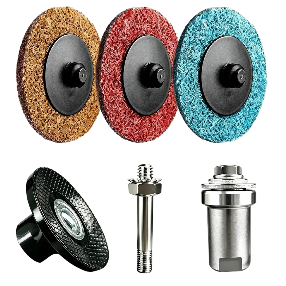 10pcs Nylon Fiber Polishing Wheels For Metal Stainless Steel Grinding Rust Removal Non Woven Abrasive Discs For Electric Drill