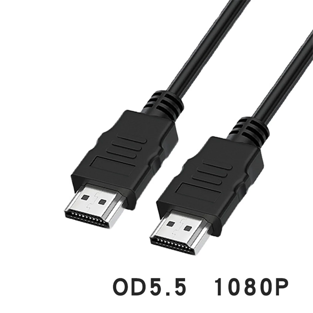 Kabel Kompatibel dengan HDMI 1 Meter 1080P Kabel Antarmuka Multimedia Definisi Tinggi untuk PS4, untuk PS3,UHD TV,Blu-Ray,Laptop,PC HGC