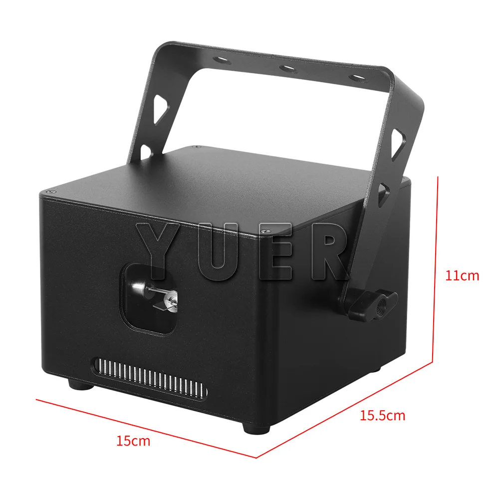 YUER Battery Power RGB 1W 2W 3W Laser Bluetooth Ios Android APP Control For Dj Disco Wedding Stage Lighting Club Home Christmas