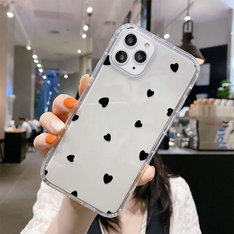 Fashion Lable Painted Silicon Cases For Iphone 11 12 13 14 15 Pro Max XR 7 8 Plus X Xs Max 6 6s SE 2022 2020 12 Mini Funda Cover