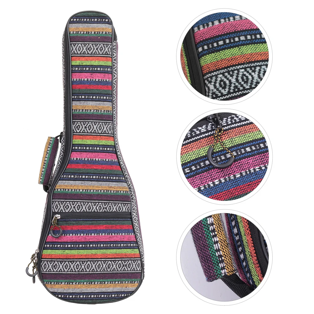 

Ukulele Bag Case Storage For Portable Backpack Pouch Thickened Container Carrying Shoulder