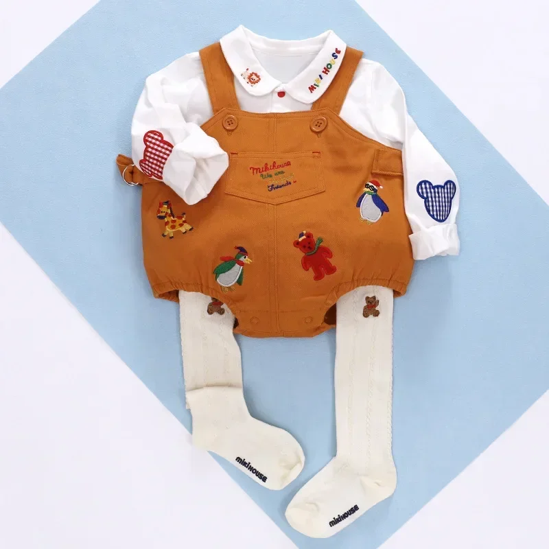 Jumpsuit Girls  Overalls For Kids  The Boys Cartoon Bear Giraffe Field Chicken Pants Bag Butt Suspenders