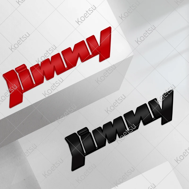 Car Badges JIMNY Rhino Adventure Emblem Metal Stickers Body Decals Grille Decor For Suzuki JA11 JB31 JB33 JB43 JB23 JB64 JB74