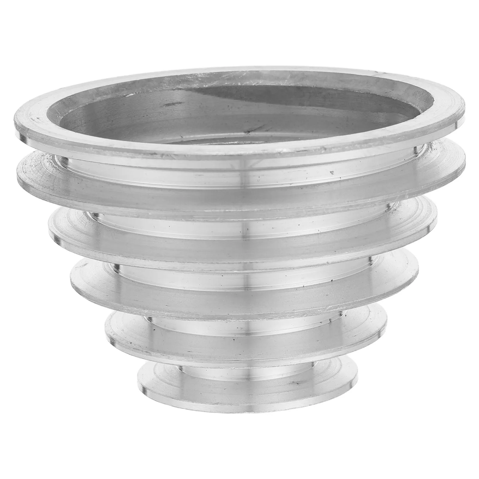 

5-Layer Drill Press Pulley Wheel 22Mm Bore 44/56/68/76/89Mm Od Aluminum Multi-Step Speed Adjustable V-Belt Transmission For