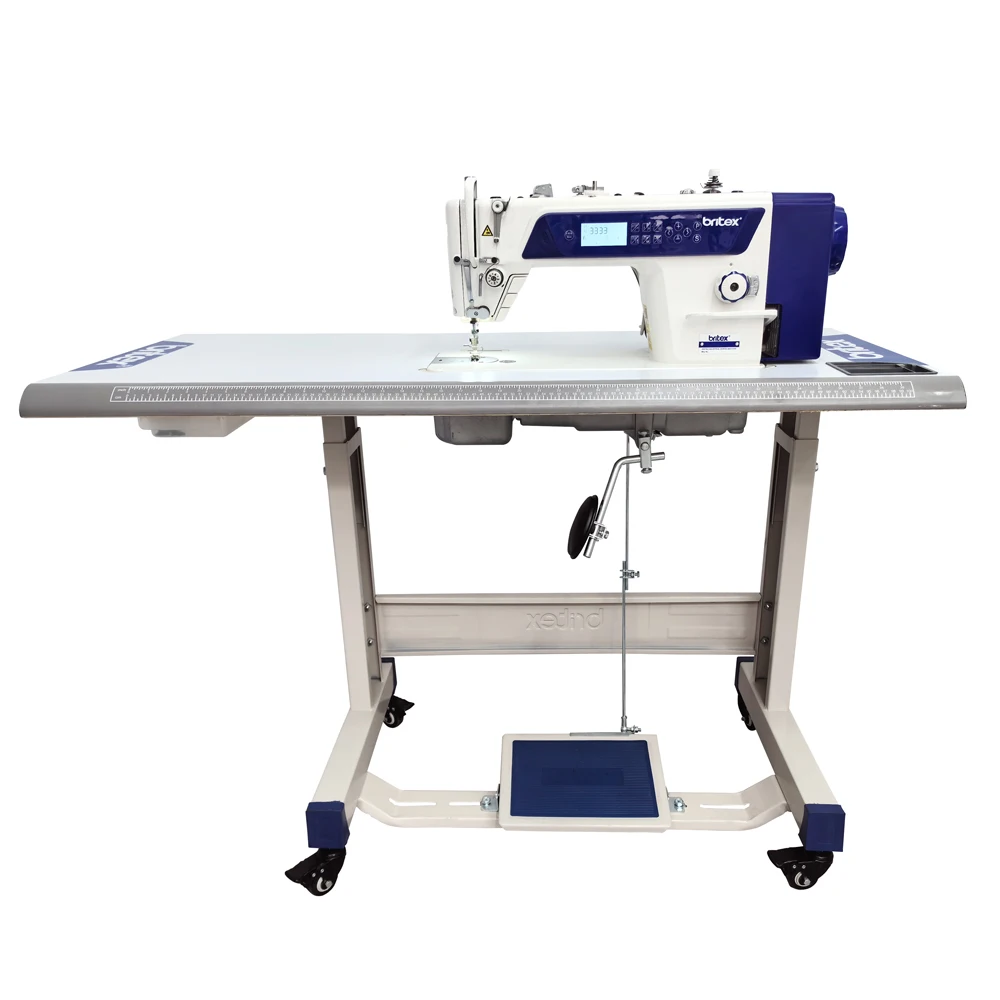Hot Sale Britex BR-9100-D4 Computer Automatic Industrial Lockstitch Sewing Machine With Auto-trimmer For Home Use