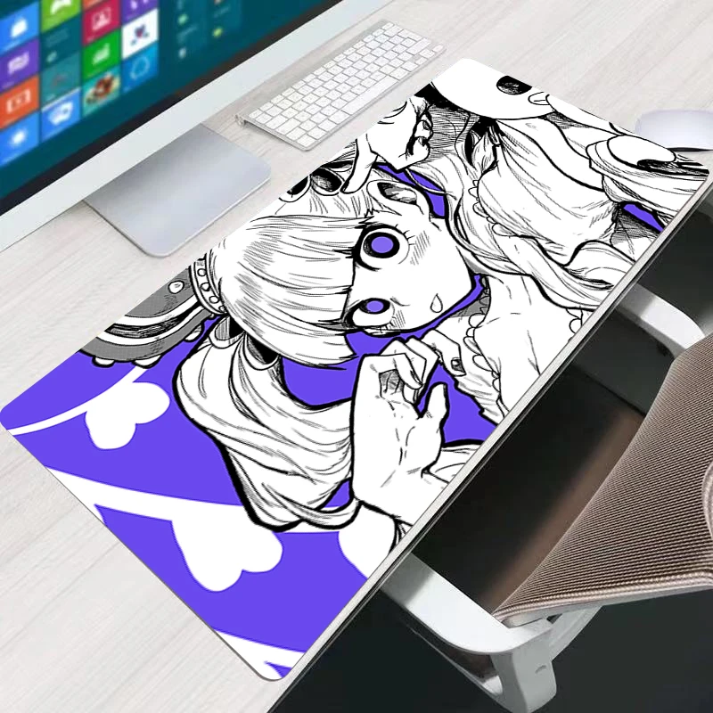 Mouse Pad 90x40cm, peça única, Perona, grande, de borracha, acessórios para jogos de computador, mousepad, tapete de mesa estendido, borda com trava, tapete gamer.