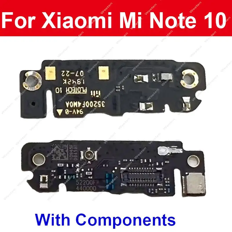 Microphone Mic Module Board For Xiaomi Mi CC9 Pro Note 10 Pro Mi Note 10 Lite Antenna Connect Signal Board Replacement Parts