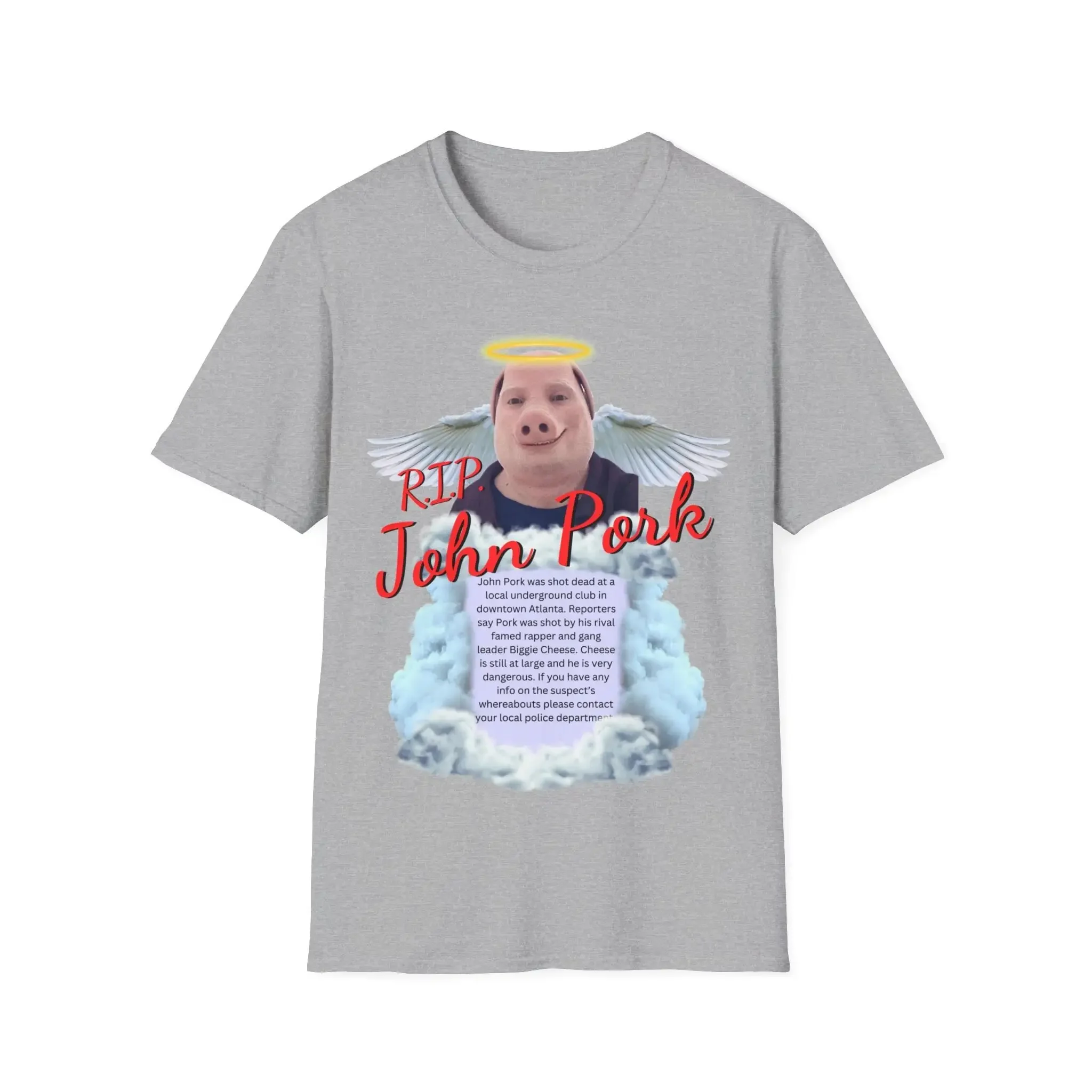 R I P John Pork Memoriam Rest In Peace T Shirt