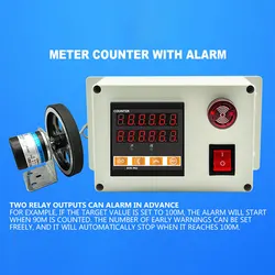 Smart Length Meter Roller Type Electric Cable Electronic Digital Display with Controller Length up and down Counter Scn-P61