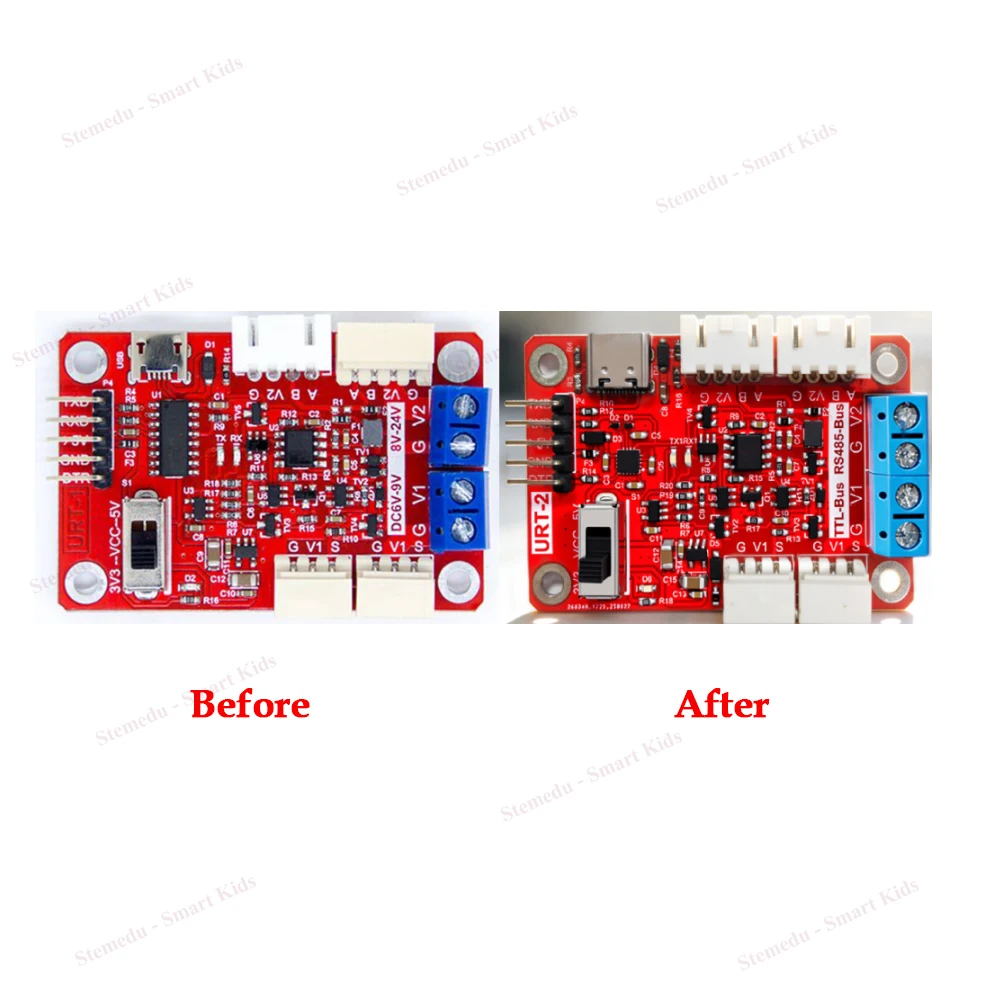 Feetech Serial Port Signal Converter USB/URAT to SMS Servo Micro controller(RS485) SCS Servo(TTL) for ST-3215 SCS225-C006