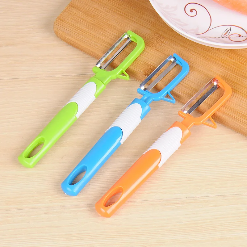 1pcs Vegetable Fruit Potato Peeler Cutter Household Stainless Steel Gadget Peeling Portable Home Kitchen Tools Accessories