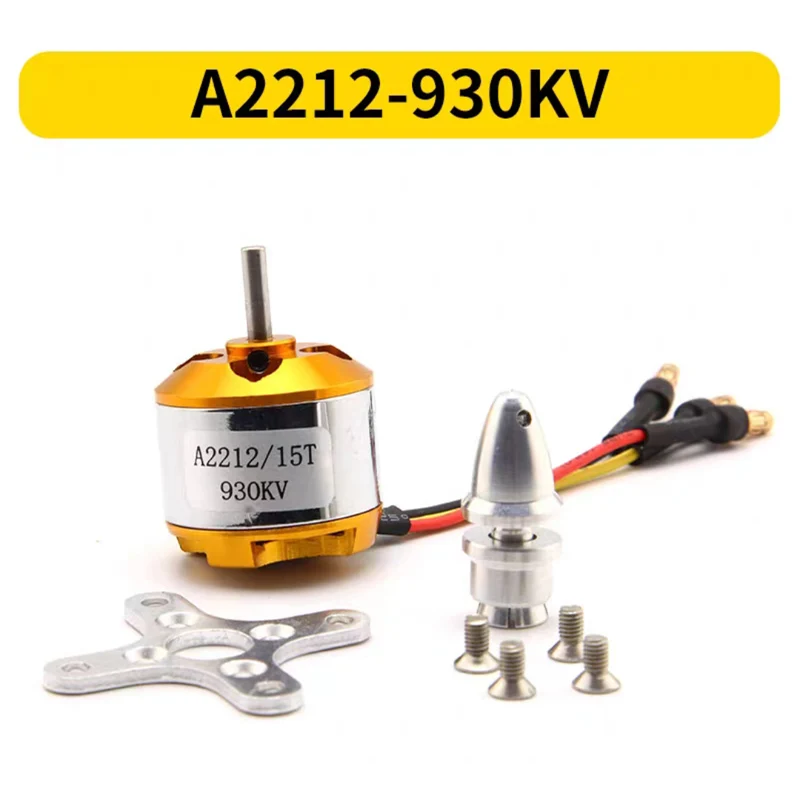 Xxd A2212 930kv 1000kv 1400kv 2200kv 2450kv Brushless Motor 2-3s Lipo 3.17mm Axis Suitbule Fixed Wing Crossing Uav