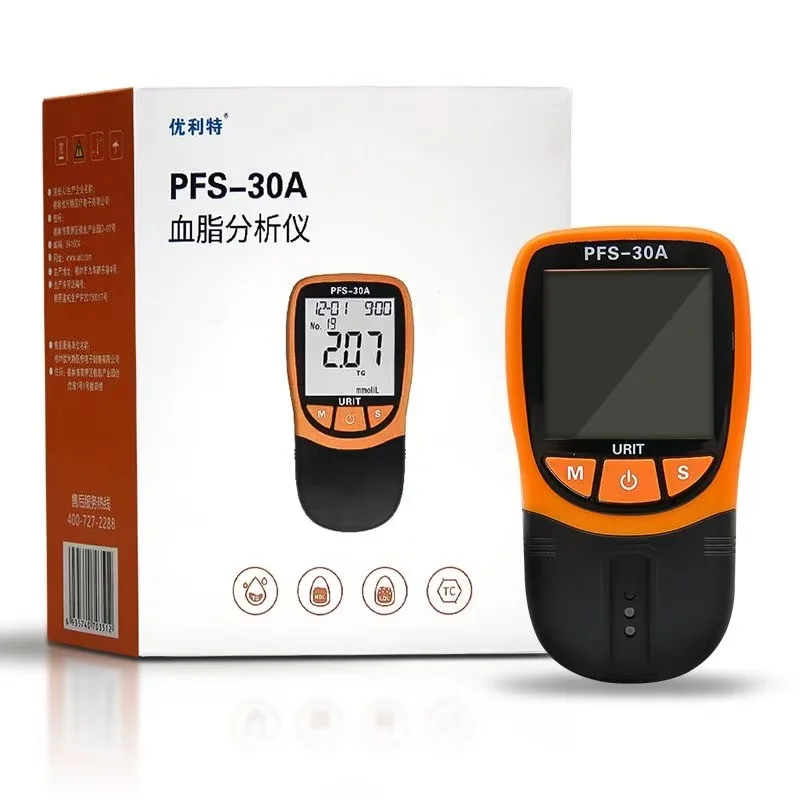 Analisador de lipídios no sangue 5 em 1 tc/hdl/tg/ldl, monitoramento total de colesterol triglicerídeo, monitoramento automático de saúde doméstica, mais recente