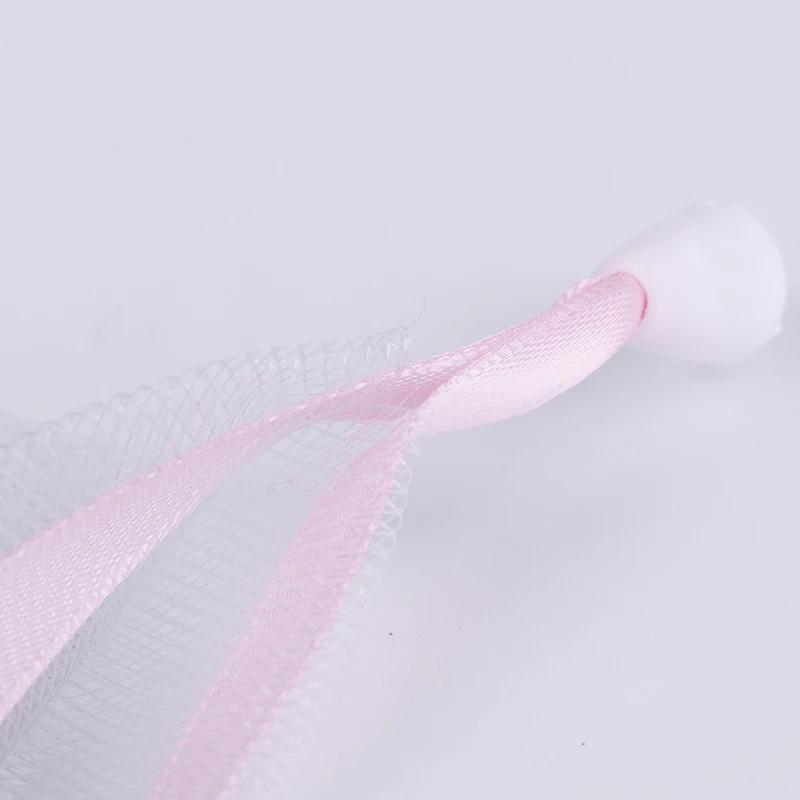 Nylon Soap Net Small Drawstring Exfoliating Mesh Soap Saver Pouch Bag Sack Net Soap Bubble Bag