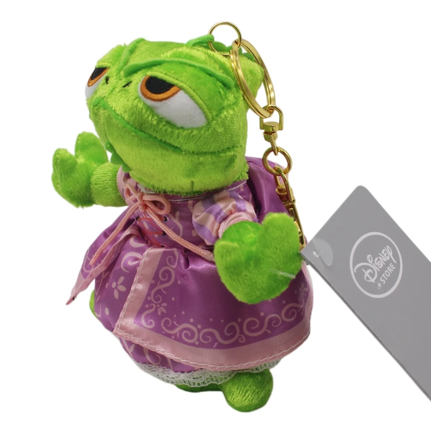 1piece 12cm Disney Pascal Chameleon Tangled Plush Toy Rapunzel's Pascal Plush Keychain Tangled Rapunzel pendant toys view 4