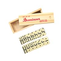 Domino Game Set Melamine 28 Dominoes Tiles Gifts Professional Table Game