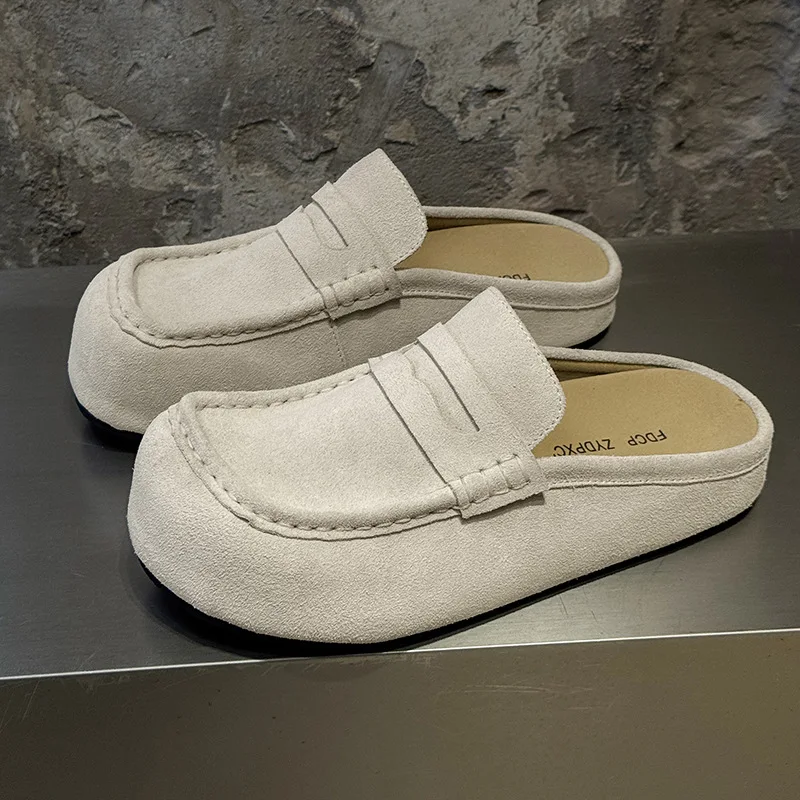 

Moccasins Men Loafers Leather Shoes Men Tenis Feminino Casual Shoes Men Designer Luxury Brand Summer Shoes Man Mules Spadrille