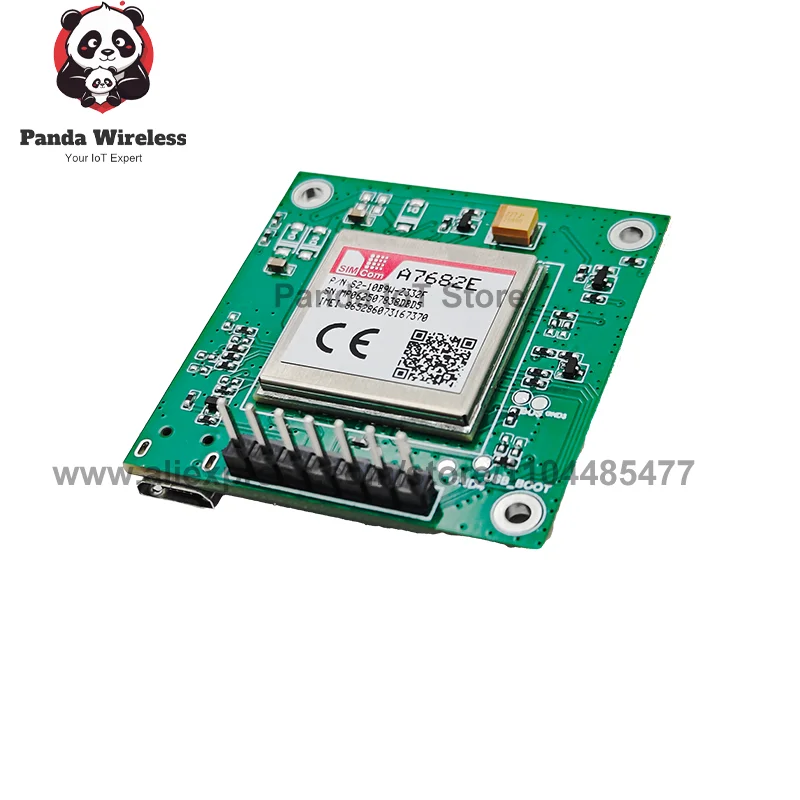 SIMcom A7682E Scheda centrale A7682E Scheda di sviluppo LTE CAT1+2G+Voce+GSM/GPRS A7682E TTL Porta seriale 1 pz