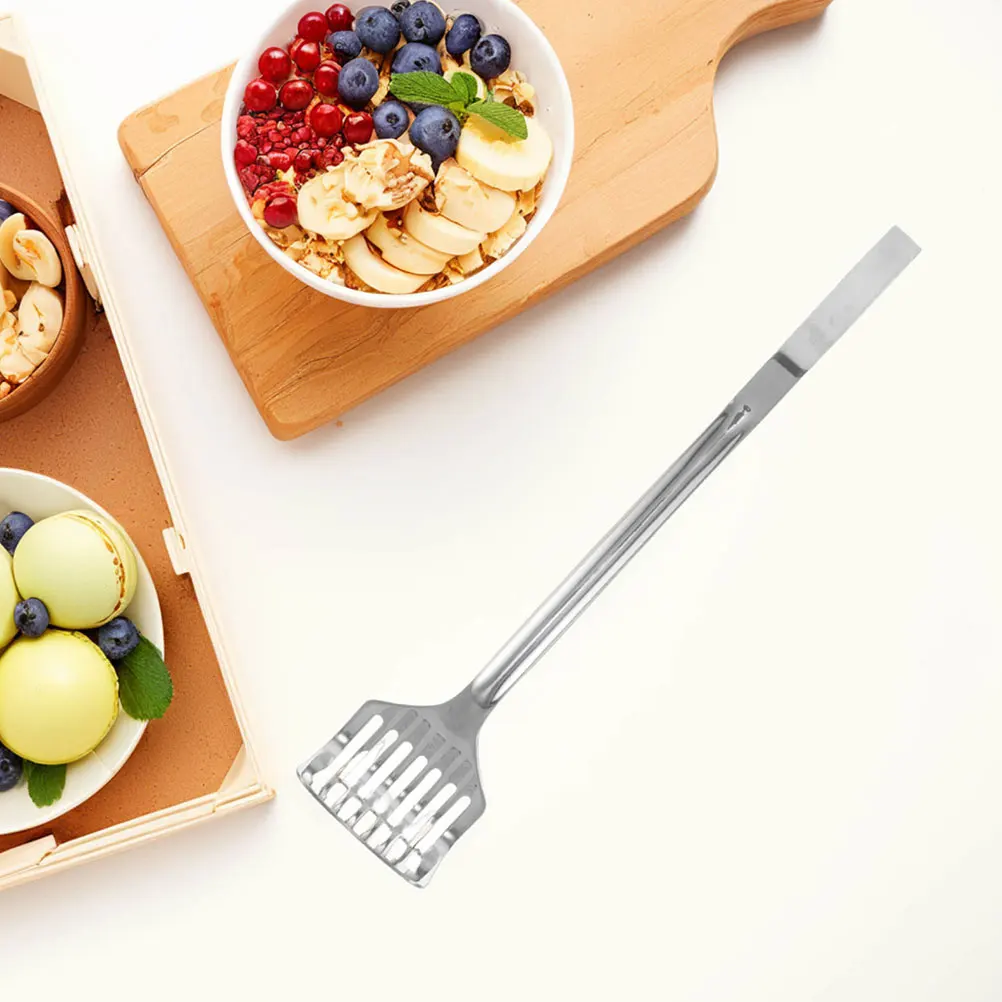

2 pcs Stainless Steel Potato Long Handle Manual Food Ricer Reusable Kitchen Utensil Mashed Potatoes Sweet Potatoes