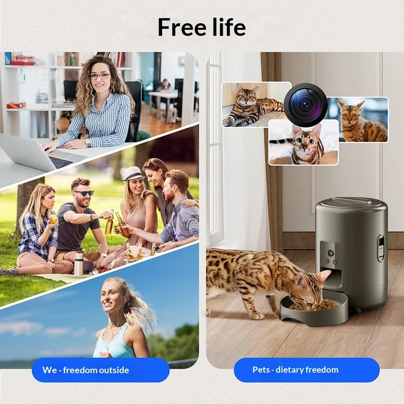 Comedero automático inteligente con app WiFi para perros y gatos - imagen 5