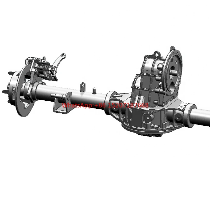 Electric engine motor and transaxle electric truck axle ev