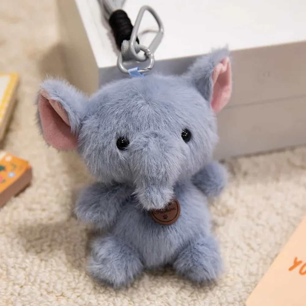 

Stuffed Animal Animal Plush Pendants Elephant Dinosaur Rabbit Duck Panda Sloth Keychain Cartoon Keyring Stuffed Capybara Doll