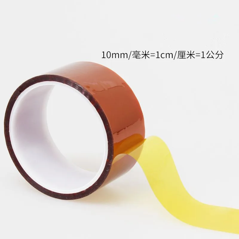 1pc Length 33M Heat Resistant Polyimide Tape High Temperature Adhesive Insulation Kapton Tape 0.05mm Thickness 5mm~100mm Width