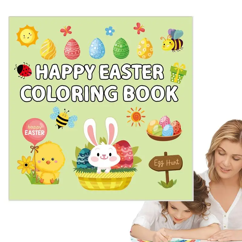 Animal Easy Coloring Book Easy Game Book Cute Easter Coloring Book Bold Drawing Book Stress Relief 40Pages Adult Cartooning For