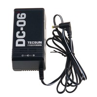 Original TECSUN DC-06 AC 220V/50Hz DC 6V 300mA Power Charger Adapter US Plug for PL600 PL660 PL-680 R-9700DX PL450 etc.