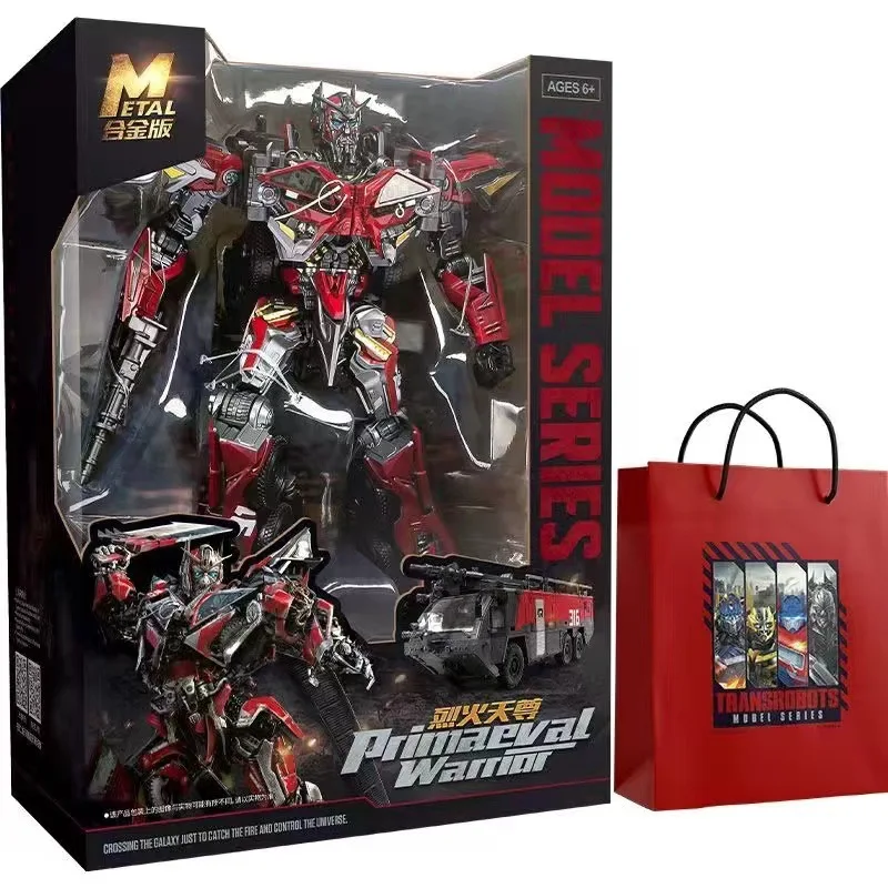 

Youhu H38a Deformed Robot Sentinel Prime Enlarged Alloy Fire Truck Model Transformation Action Figure Collectible Toy For Adult