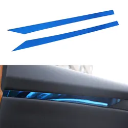 For Ford Focus 3 MK3 2012 - 2017 Door Trim Door Decoration Strip 2Pcs Protective Trim Interior Accessories
