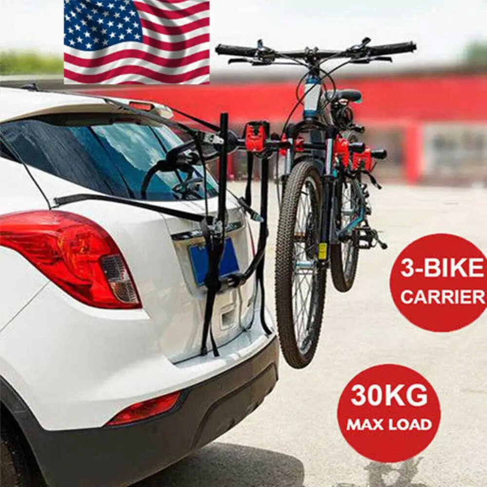 3-Bike Trunk Mount Carrier for Cars 2