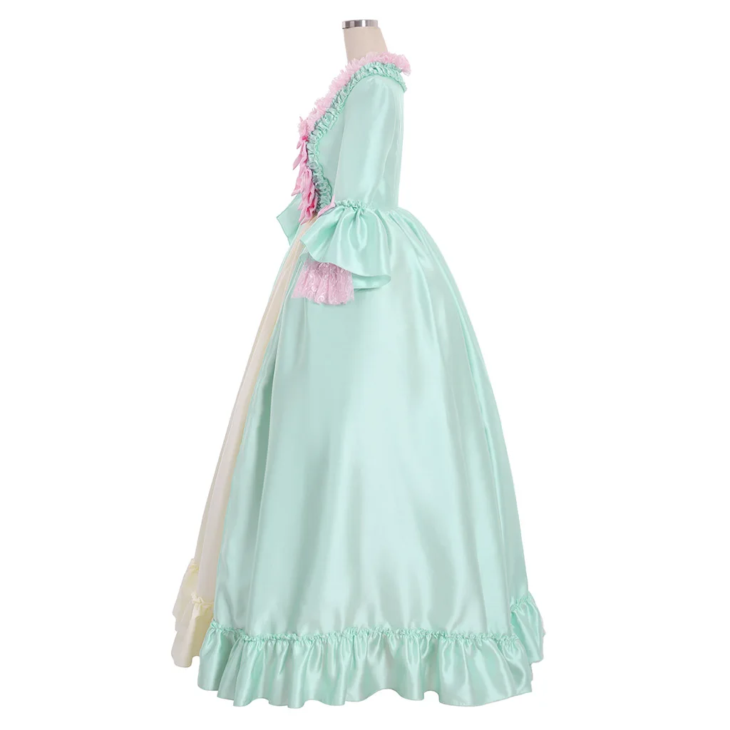 

Custom Made Victorian Rococo Masquerade Gown Medieval Green Ball Gown Gothic Medieval Fancy Tea Party Lolita Princess Dress