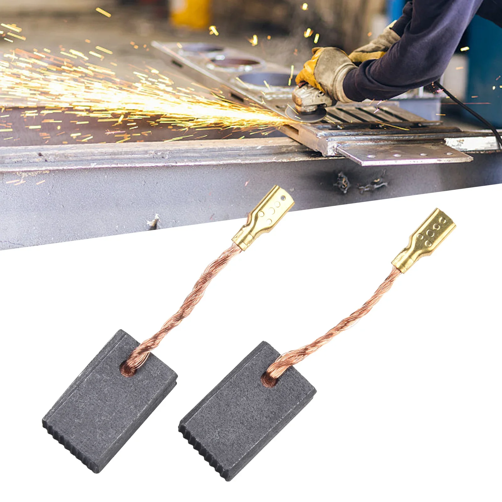 2 stuks koolborstels 5 * 10 * 17 mm 1607014138   BS6 Motor Deel Voor BOSCH Elektrisch Gereedschap 06 046 GWS 8-115 115 Haakse Slijper Accessoires