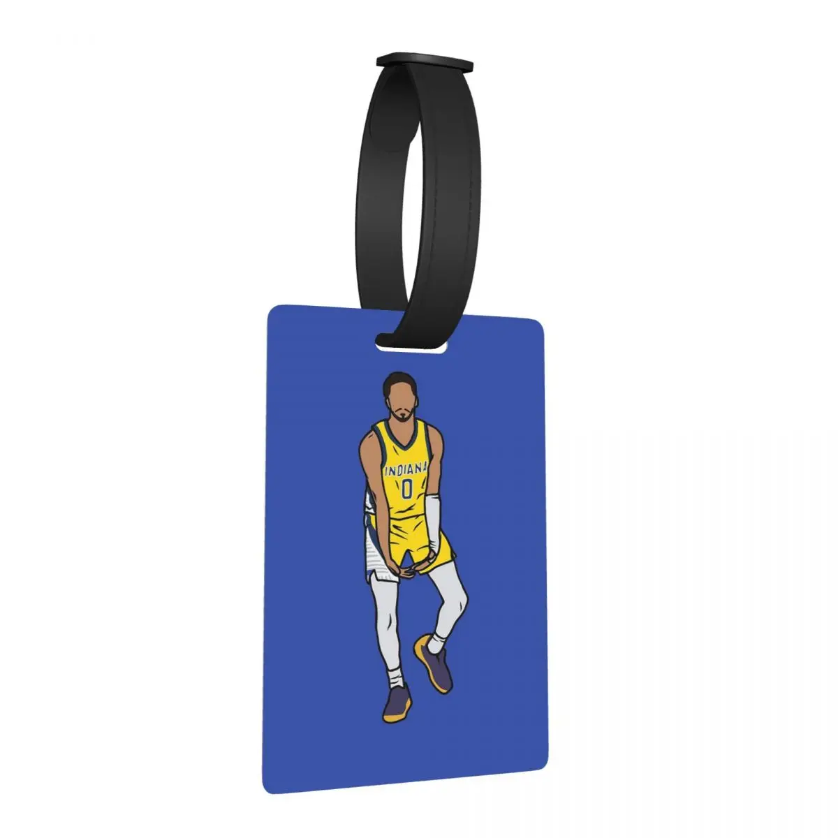 

Tyrese Haliburton Big Balls Celebration Luggage Tags Suitcase Accessories Travel Baggage Boarding Tag Label Holder ID Name