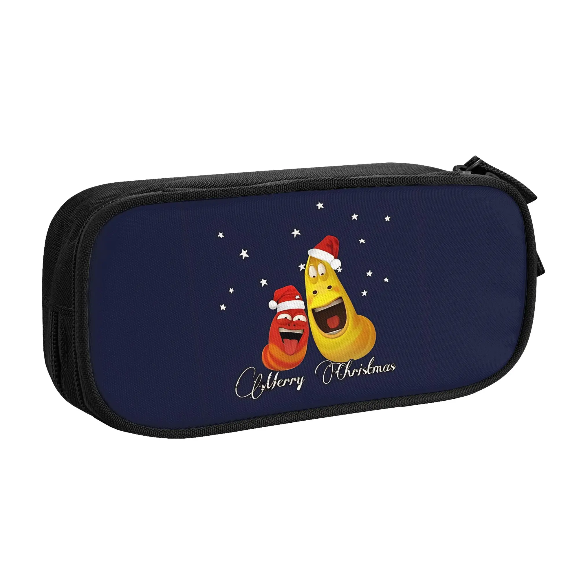 1 Piece Stylish colorful funny insect art  Pencil Case Boys Pen Bag Larva Office Pencil Pouch