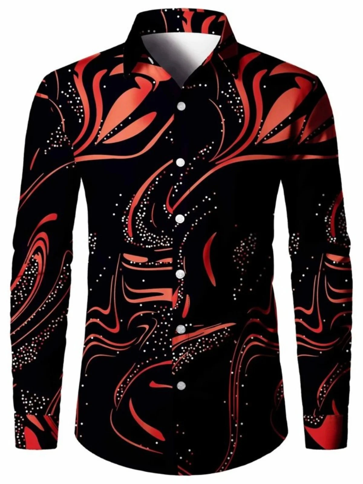 

Мужская осенняя одежда Long Sve с принтом irt, свободная посадка, дышащая молодежная повседневная одежда, удобная полиэфирная ткань