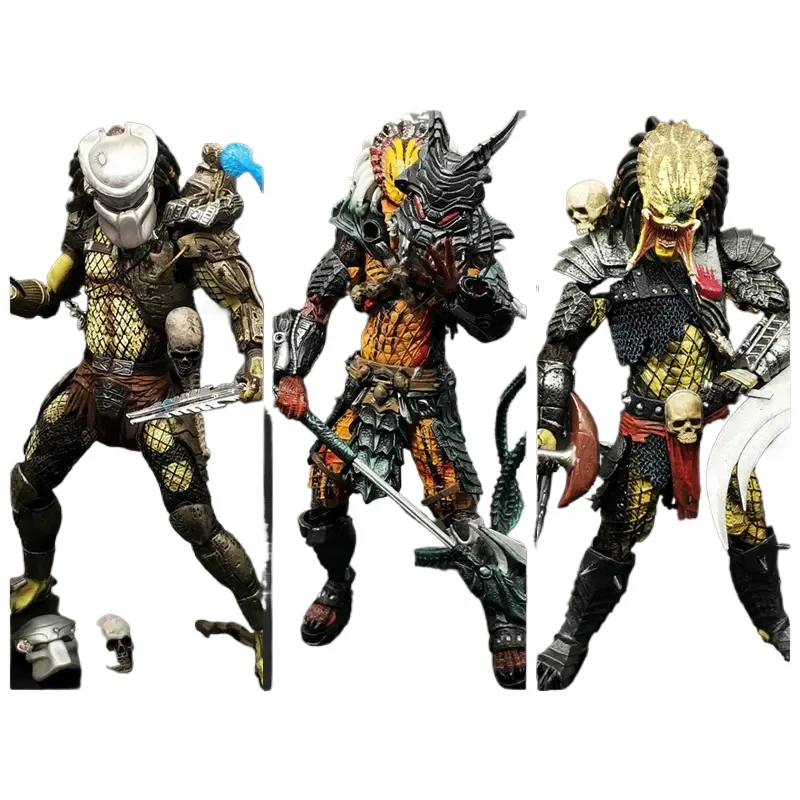Oferta Especial: Figura de Predador para AVP, Perro Alienígena, Anciano Celta, Lobo Solitario, Adorno de Película, Figura de Colección Lost Figure Frenzy