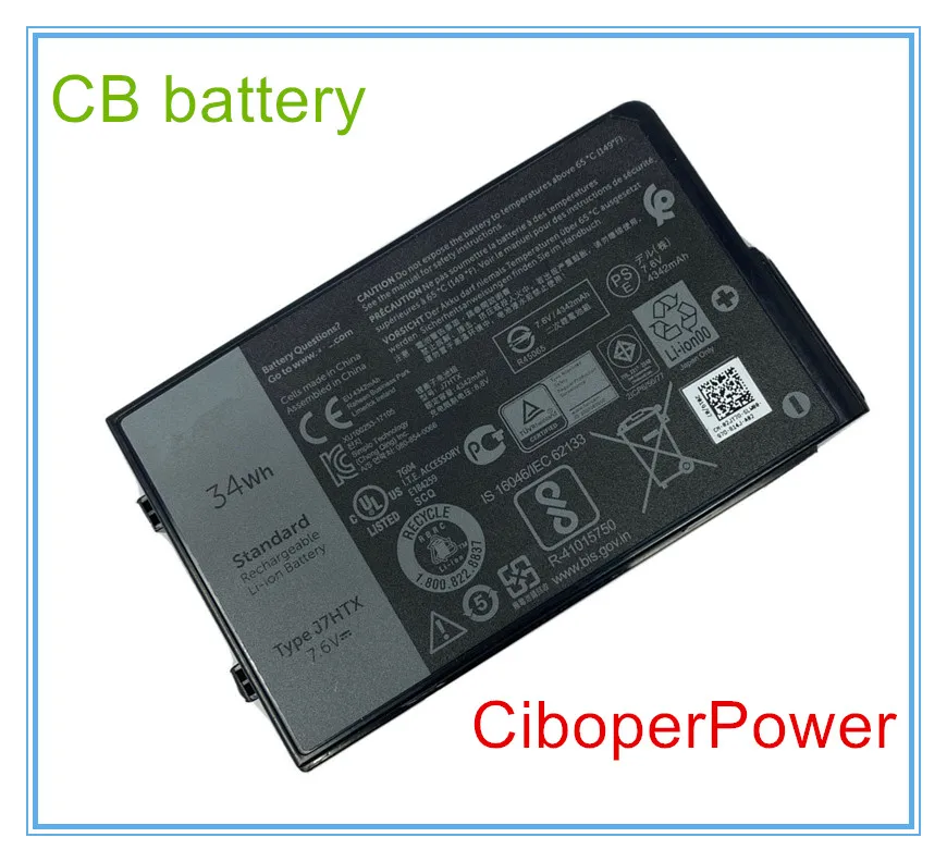 

Original quality 7.4V 26Wh 7XNTR FH8RW J7HTX Laptop Battery