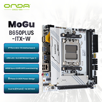 New ONDA B650 Mini-ITX AM5 Motherboard-Ryzen 7000/8000/9000 Ready,DDR5 EXPO,Dual M.2 PCIe4.0,PCIe4.0X16,2.5G LAN+WiFi6 Slot,ARGB